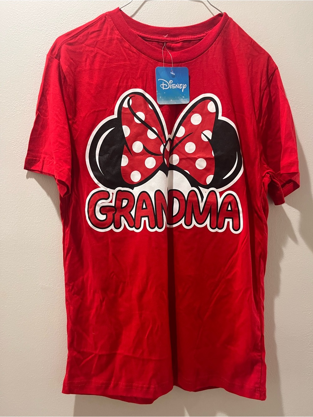 Disney Red Minnie Bow Grandma Short-Sleeve Tee